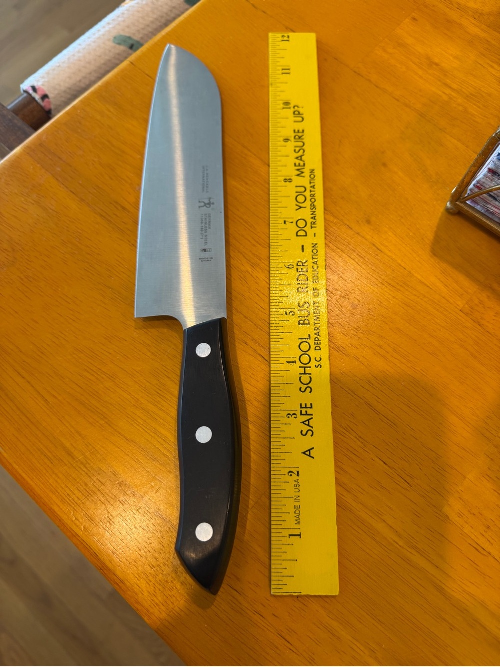 J.A. Henckels International 7” Santoku Knife German Stainless Steel 11359-180